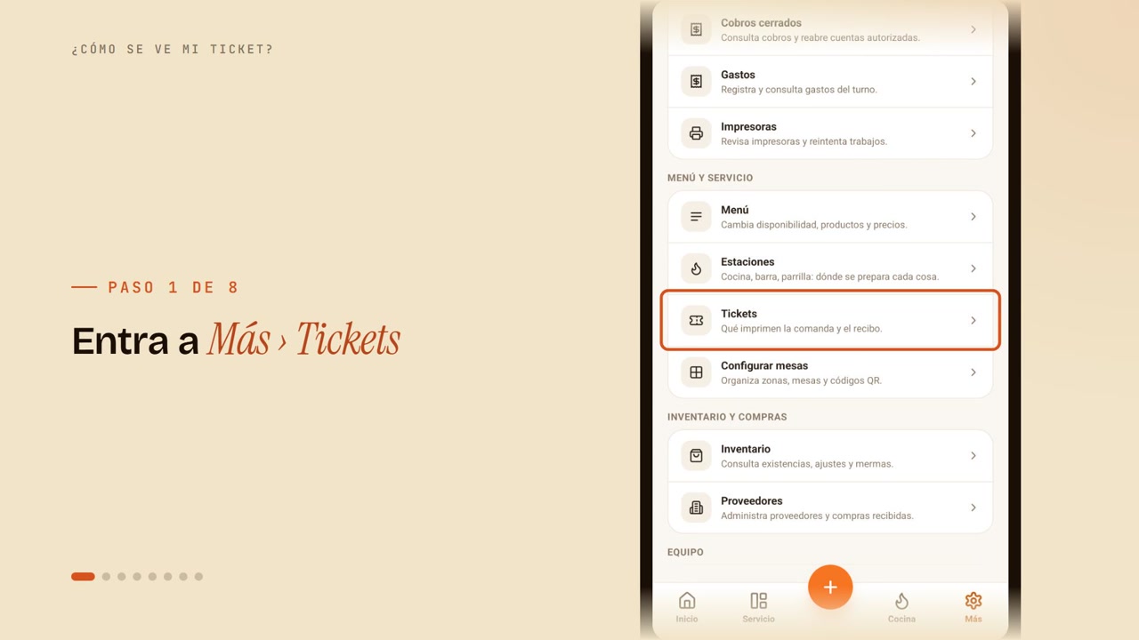 ¿Cómo se ve mi ticket?