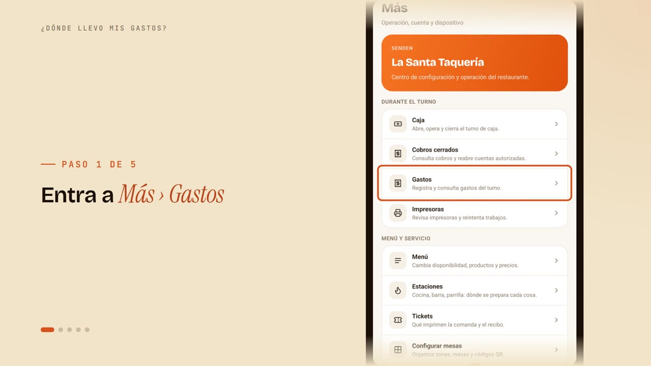 ¿Dónde llevo mis gastos?